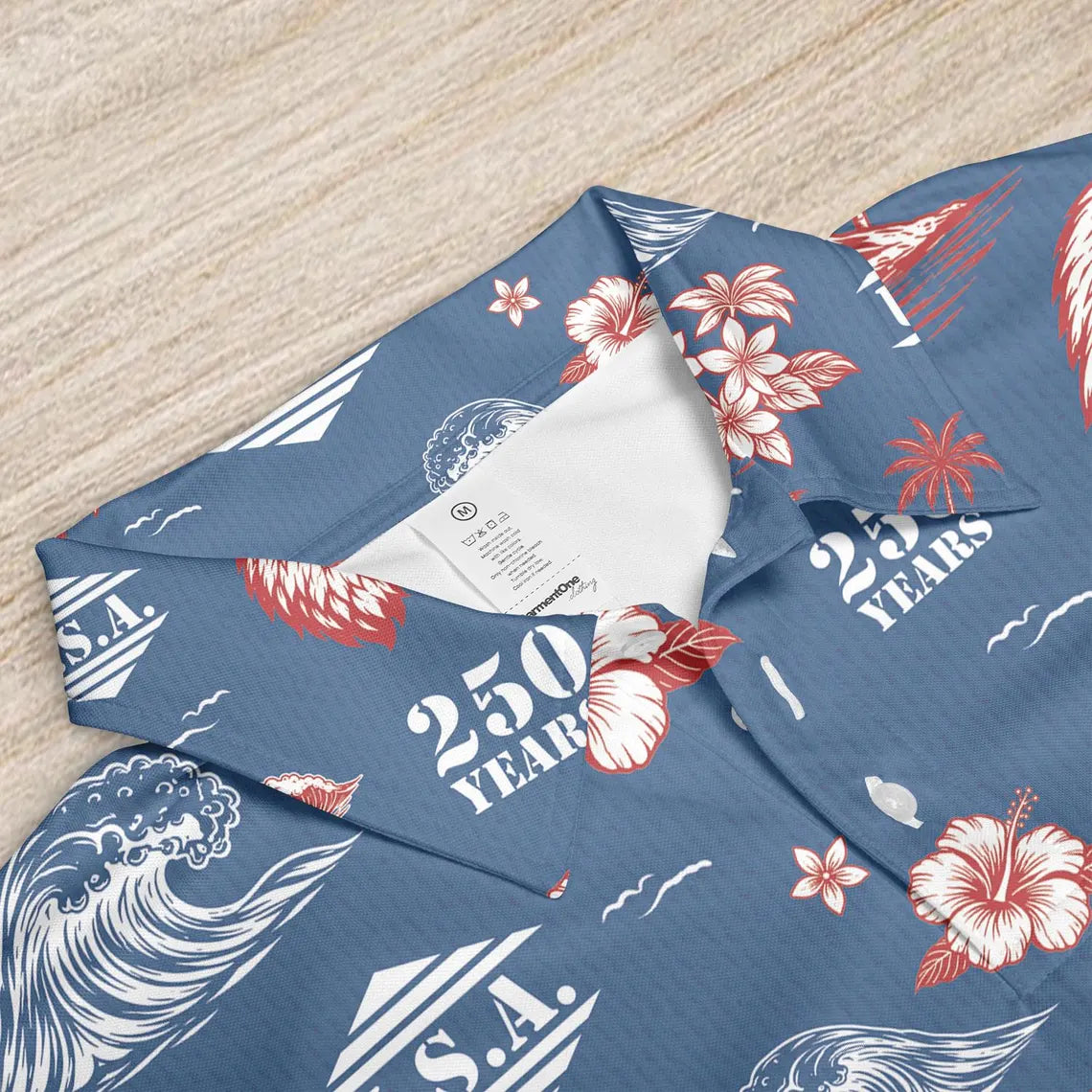 Funny Patriotic USA Polo Shirt for Men, American Flag Golf Shirt, 4th of July Independence Day 250th Anniversary Gift for Him