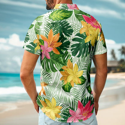 Funny Abs Hawaiian Shirt Tropical Aloha Beach Shirt