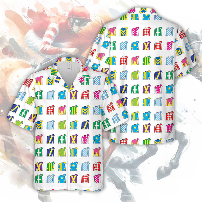 Talk Derby To Me Jockey Uniform Hawaiian Shirt