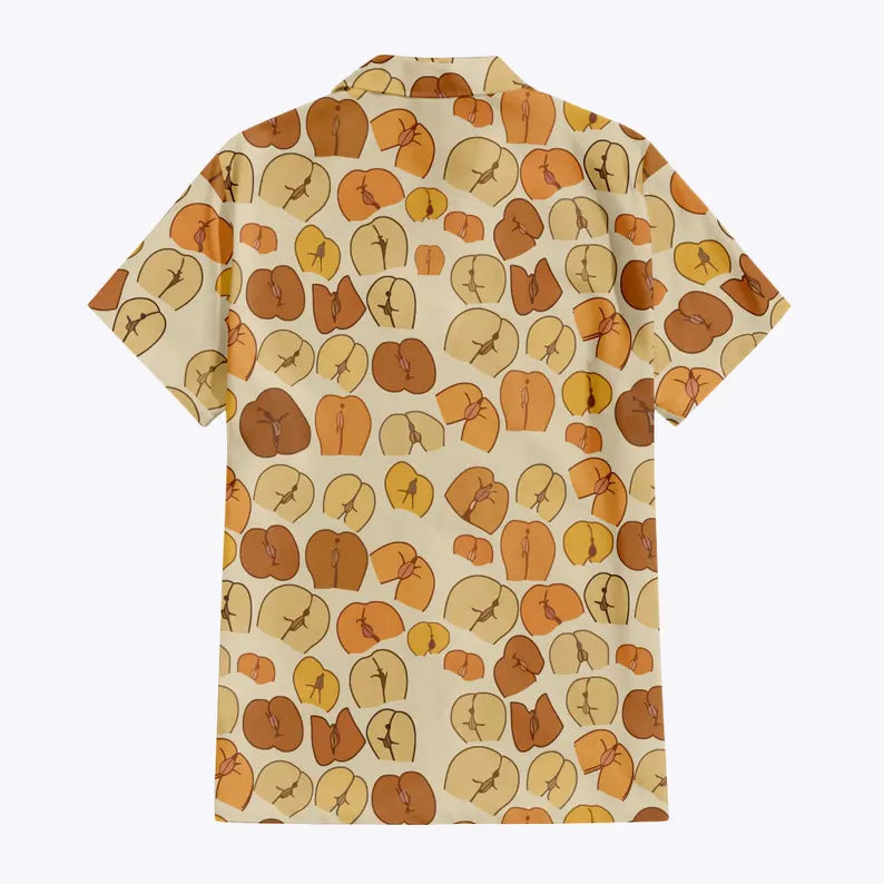 Peaches Butt Hawaiian Shirt