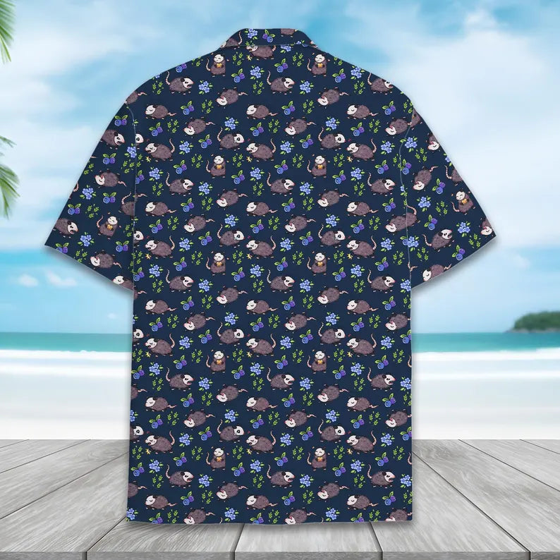 Opossum Hawaiian Shirt Unisex, Funny Possum Shirt Button Up