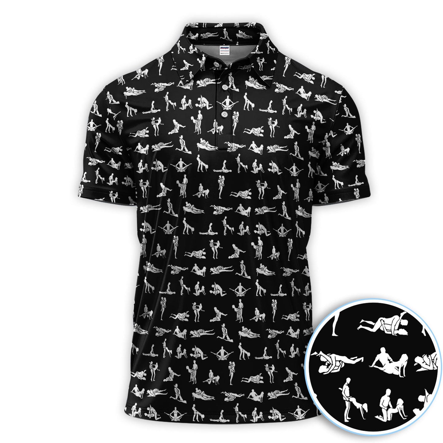 Naughty Couple Golf Polos For Golfer