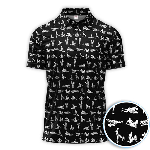 Naughty Couple Golf Polos For Golfer