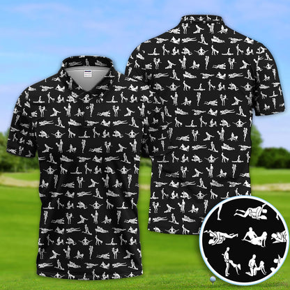 Naughty Couple Golf Polos For Golfer