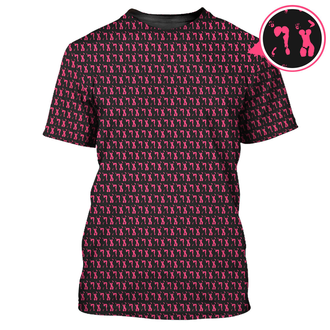 Body Art Pattern Golf Polos, Funny Golf Shirt