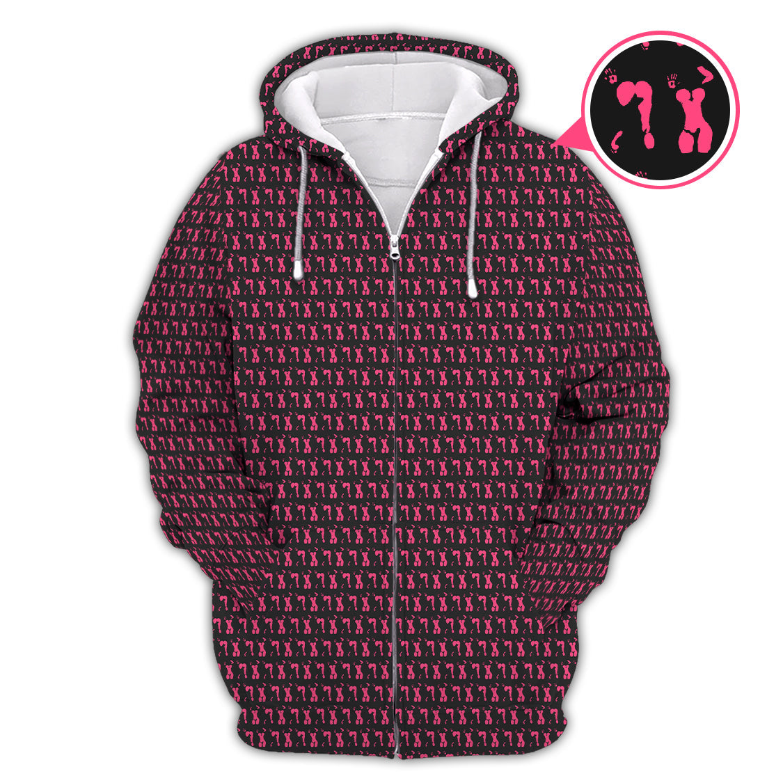 Body Art Pattern Golf Polos, Funny Golf Shirt