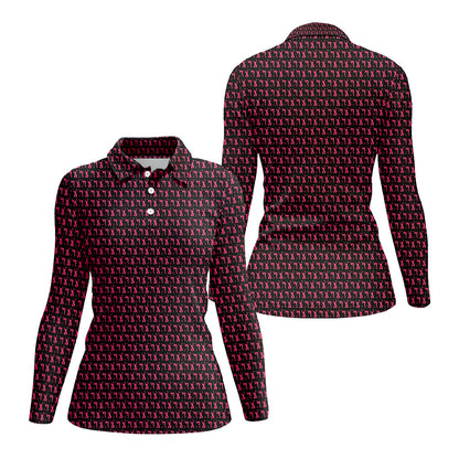 Body Art Pattern Golf Polos, Funny Golf Shirt