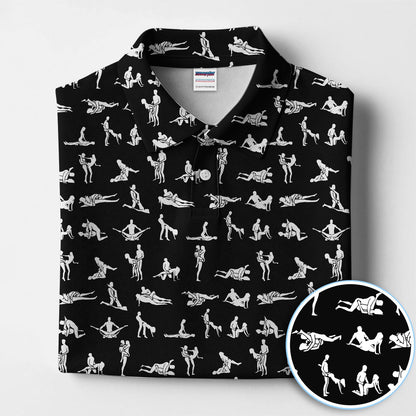 Naughty Couple Golf Polos For Golfer
