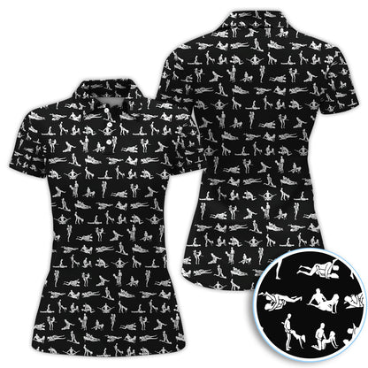 Naughty Couple Golf Polos For Golfer