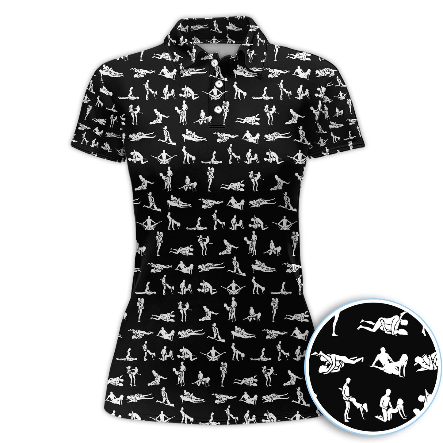 Naughty Couple Golf Polos For Golfer