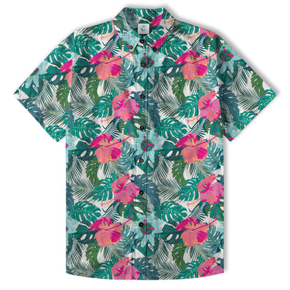 Flowers Hawaii Pattern Shirt, Aloha Hawaiian Shirt