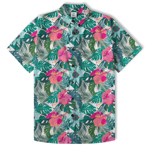 Flowers Hawaii Pattern Shirt, Aloha Hawaiian Shirt