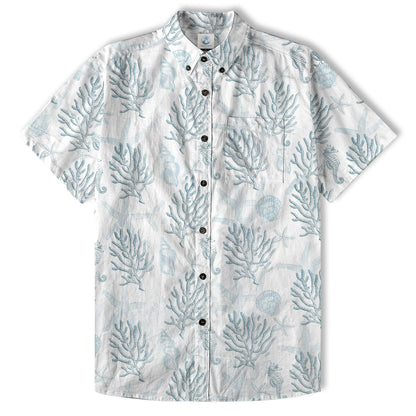 Sea Ocean Animals Women's Hawaiian Shirt, Ocean Animals Hawaiian Shirt