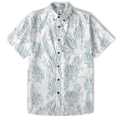 Sea Ocean Animals Women's Hawaiian Shirt, Ocean Animals Hawaiian Shirt