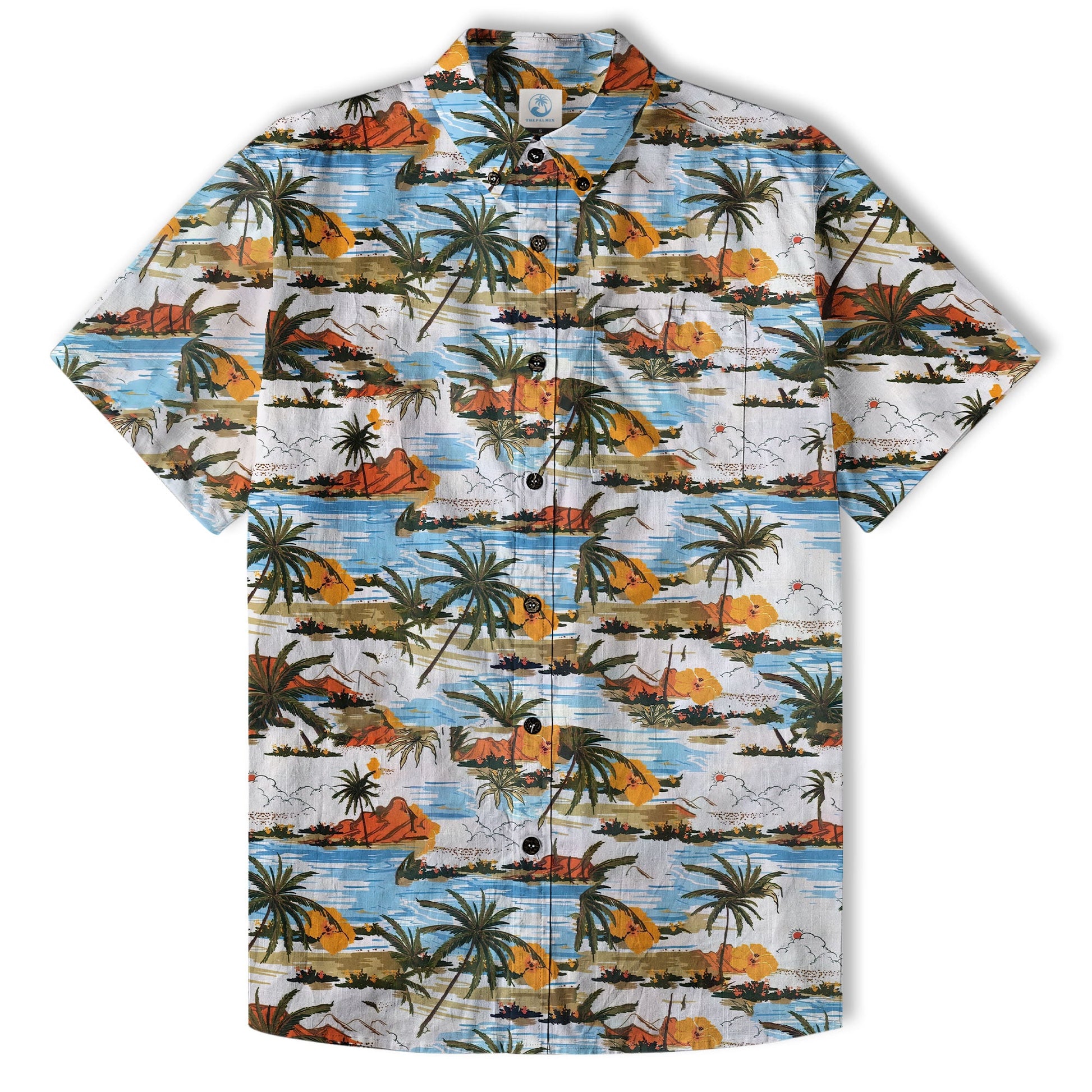 Ocean Animals Hawaiian Shirt for Men Women, Sea Life Aloha Hawaiian Shirt