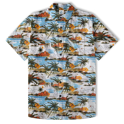 Ocean Animals Hawaiian Shirt for Men Women, Sea Life Aloha Hawaiian Shirt