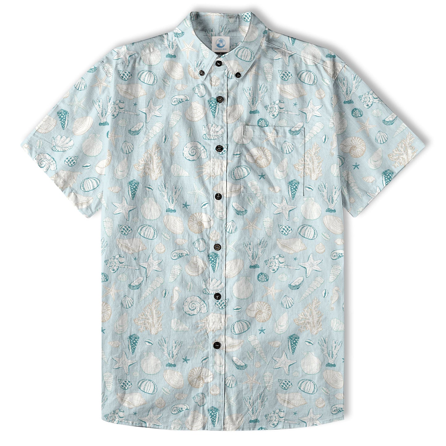 Ocean Animals Hawaiian Shirt for Men Women, Sea Life Aloha Hawaiian Shirt