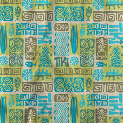 Exotic Tiki Pattern Hawaii Shirt, Hibiscus Hawaii Shirt