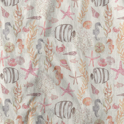 Sea Ocean Animals Women's Hawaiian Shirt, Ocean Animals Hawaiian Shirt
