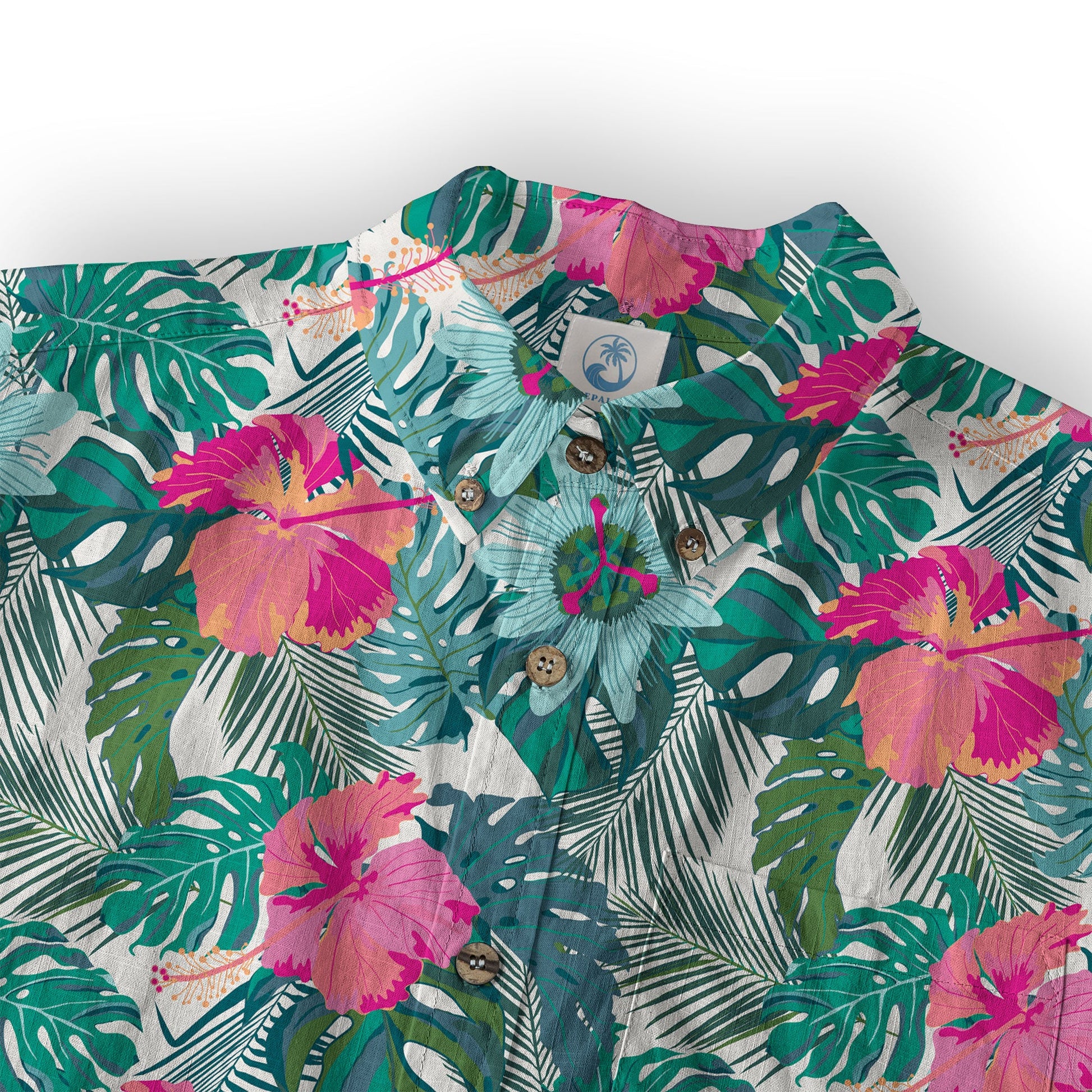 Flowers Hawaii Pattern Shirt, Aloha Hawaiian Shirt