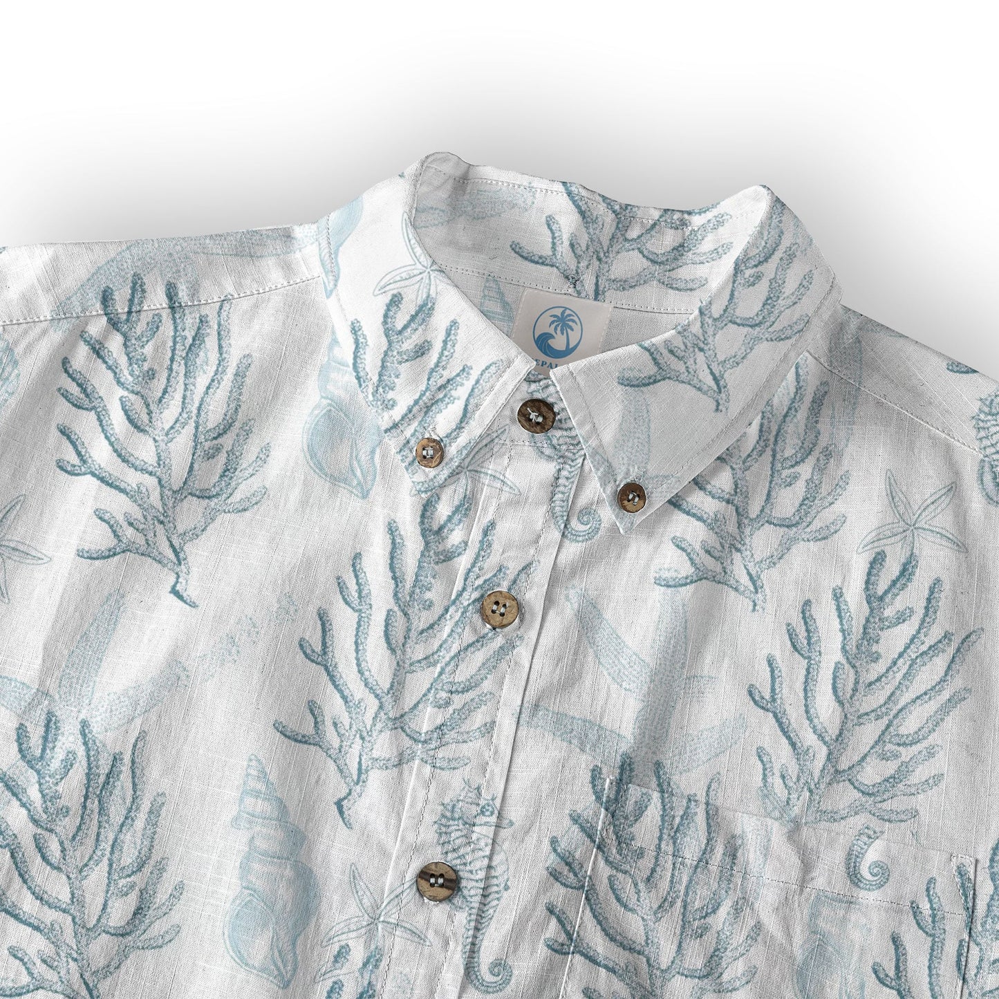 Sea Ocean Animals Women's Hawaiian Shirt, Ocean Animals Hawaiian Shirt