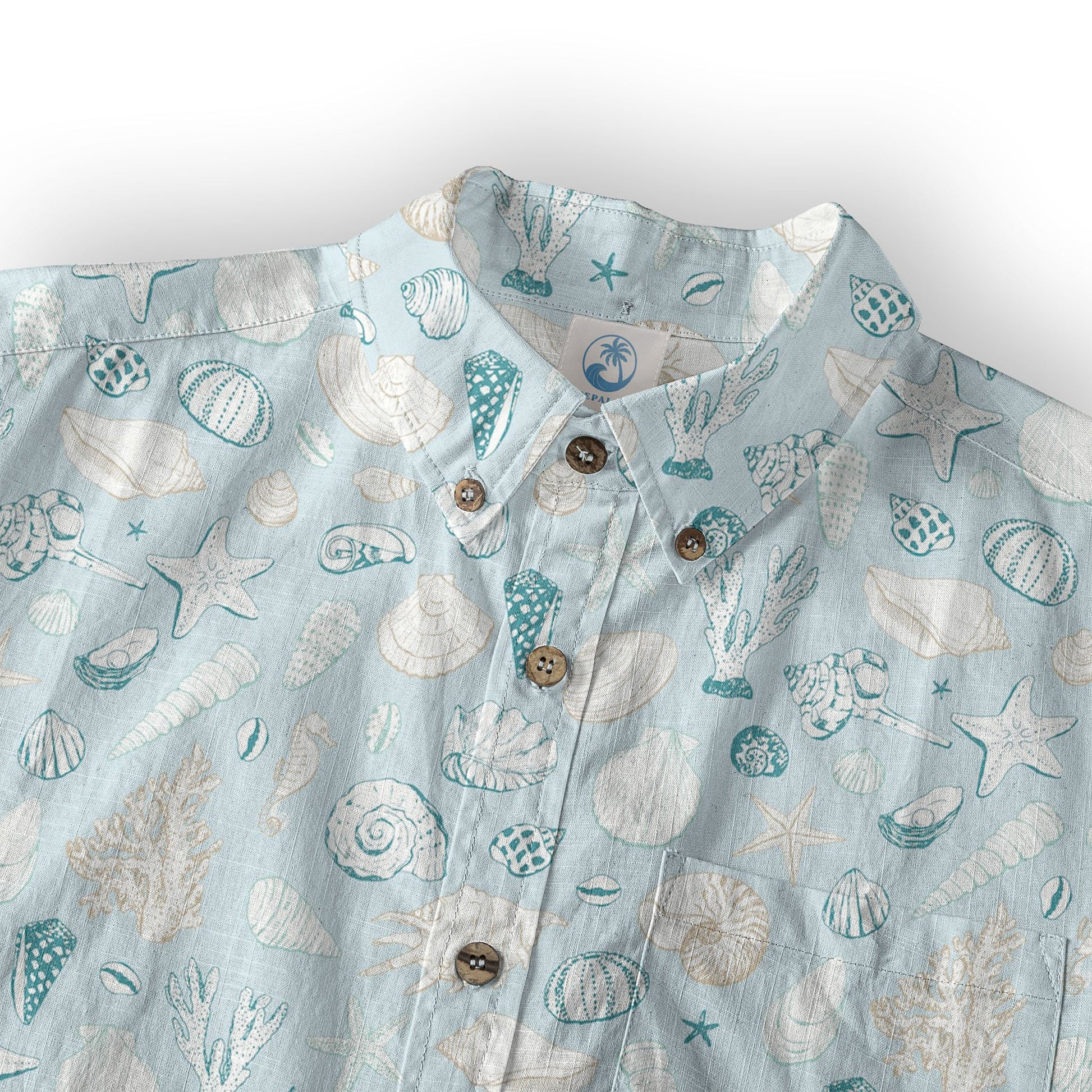 Ocean Animals Hawaiian Shirt for Men Women, Sea Life Aloha Hawaiian Shirt