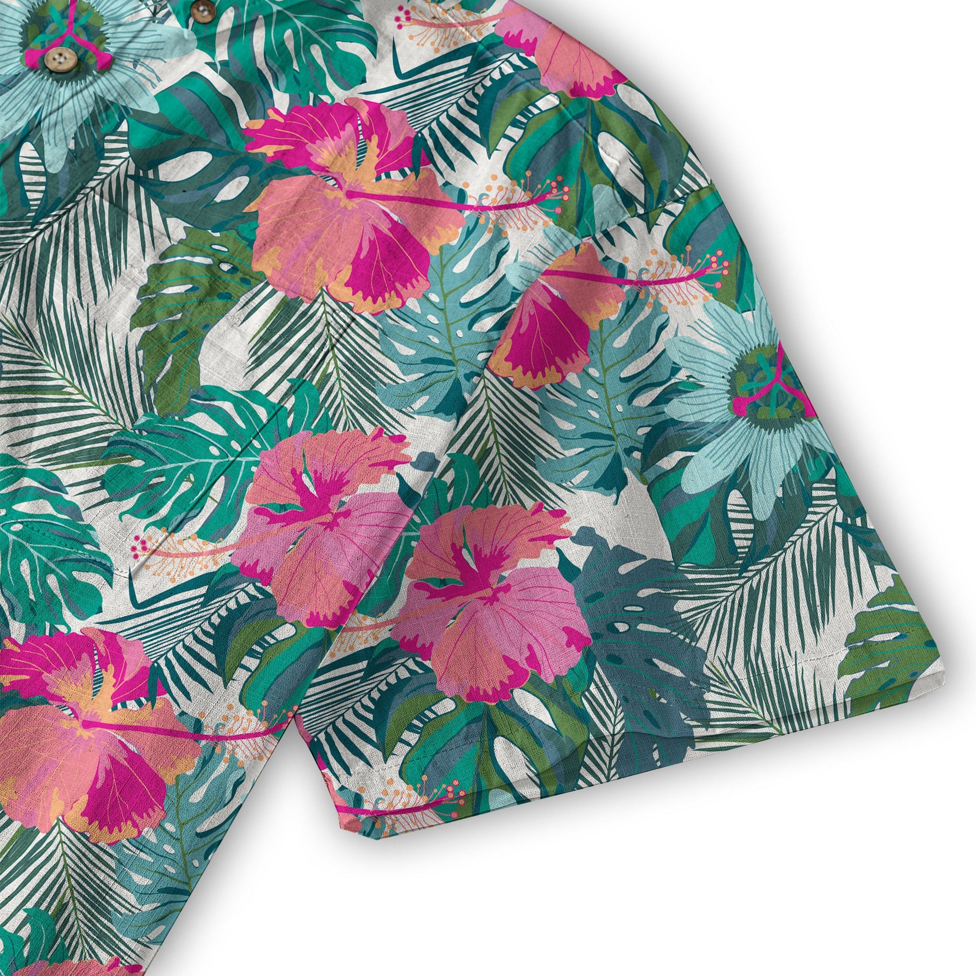 Flowers Hawaii Pattern Shirt, Aloha Hawaiian Shirt