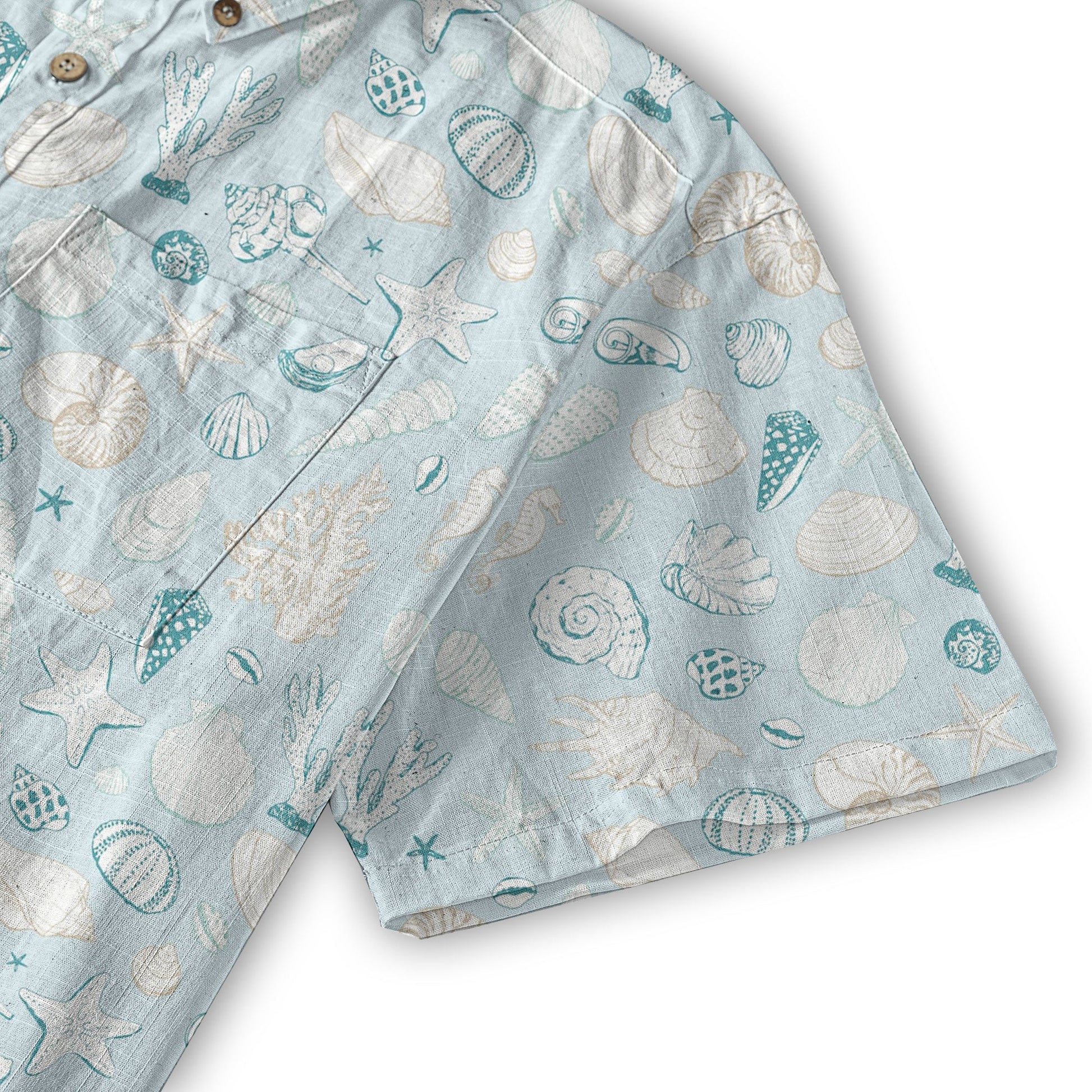 Ocean Animals Hawaiian Shirt for Men Women, Sea Life Aloha Hawaiian Shirt