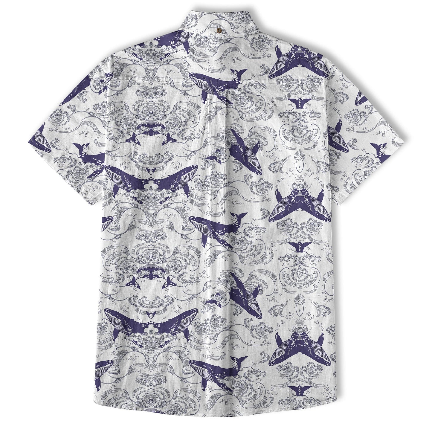 Whale Hawaiian Pattern, Ocean Animals Hawaii Shirt