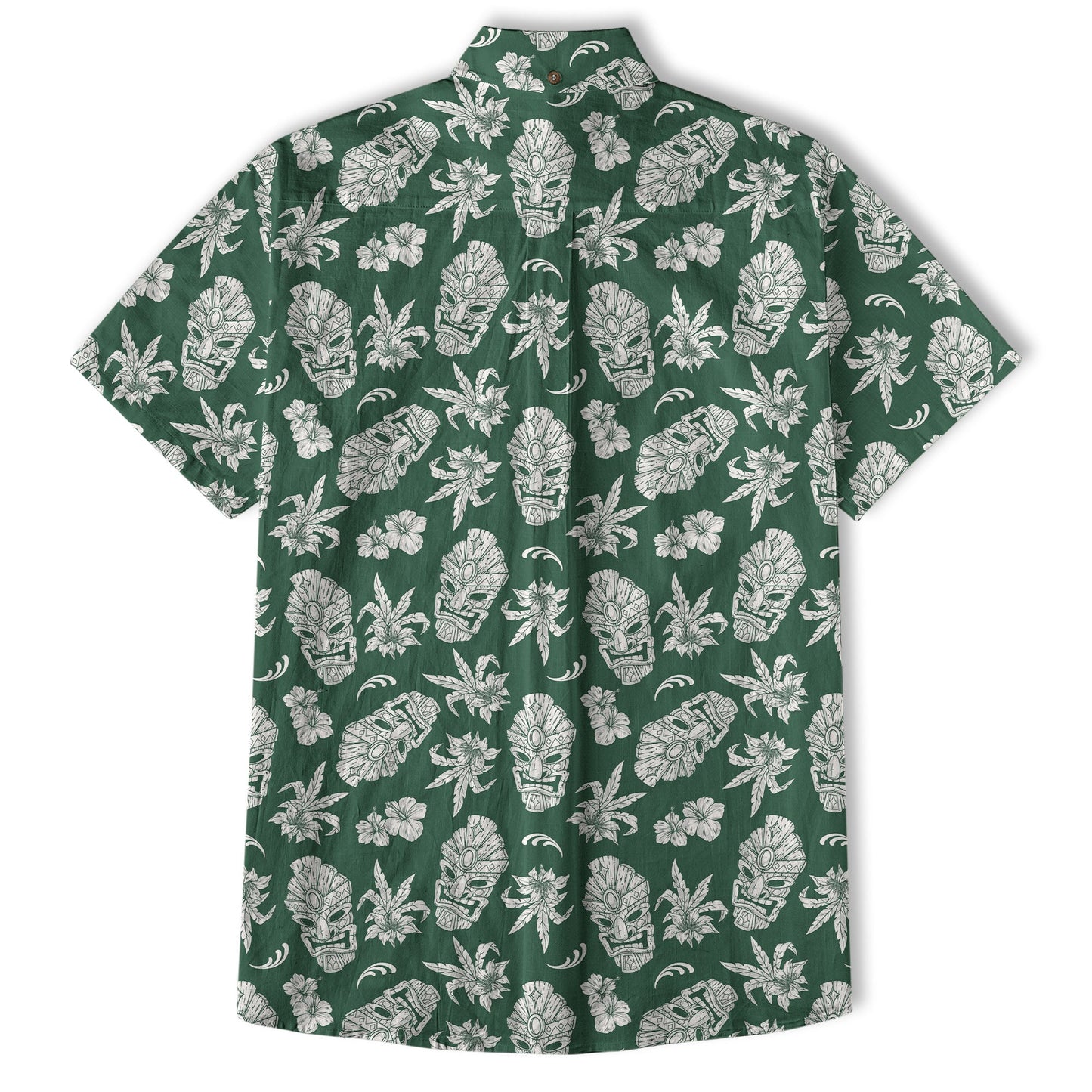 Tiki Mask Pattern Hawaii Shirt for Men