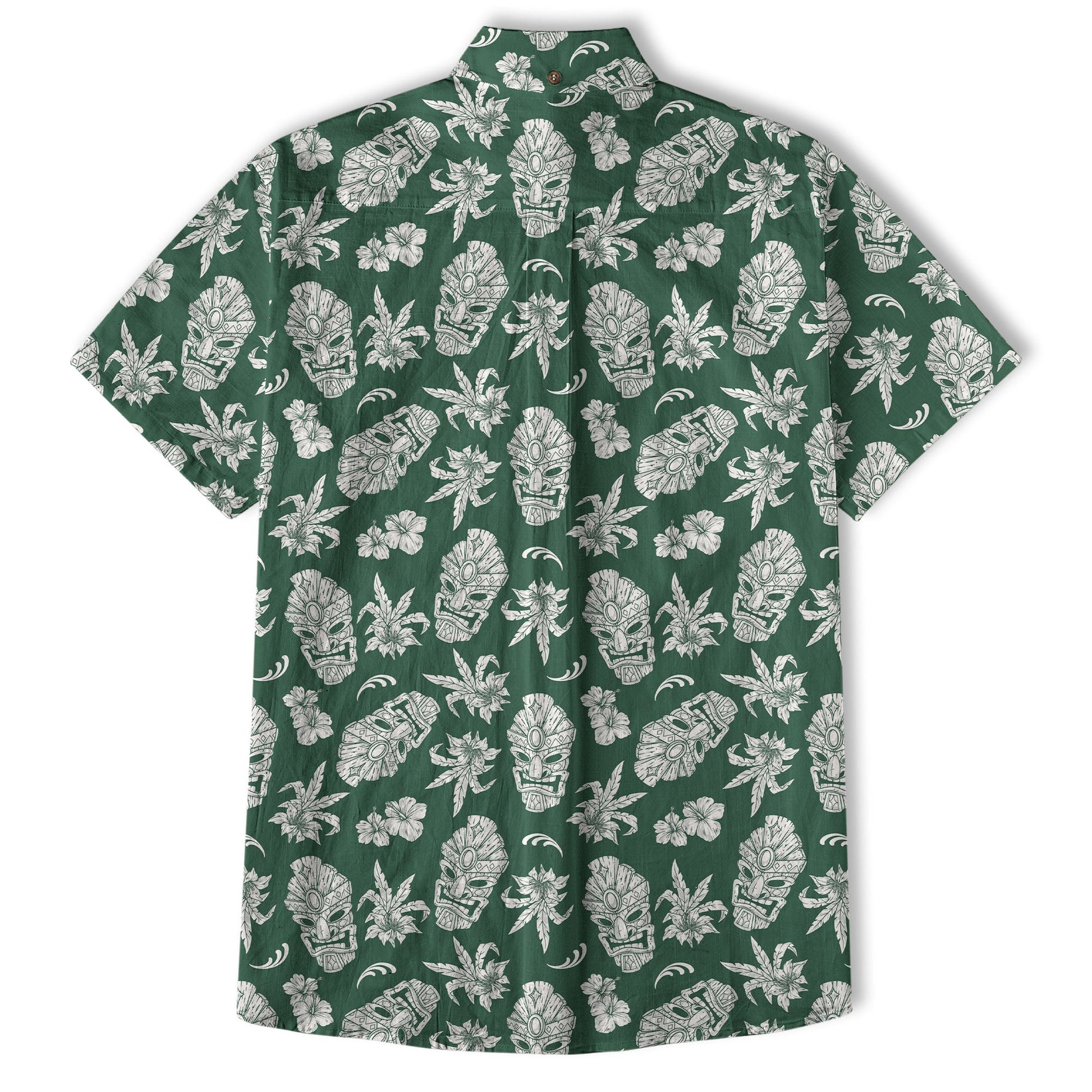 Tiki Mask Pattern Hawaii Shirt for Men