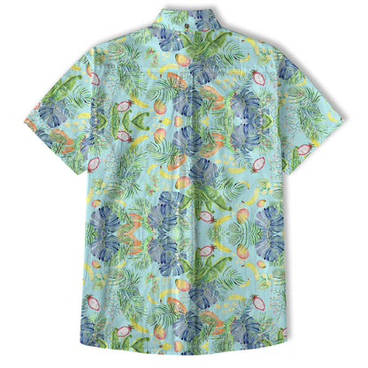 Tiger And Peacock Jungle Aloha Hawaiian Shirt