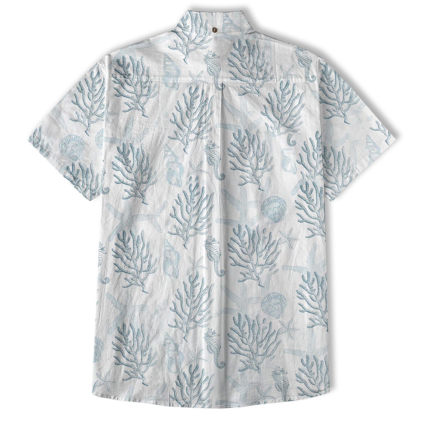 Sea Ocean Animals Women's Hawaiian Shirt, Ocean Animals Hawaiian Shirt