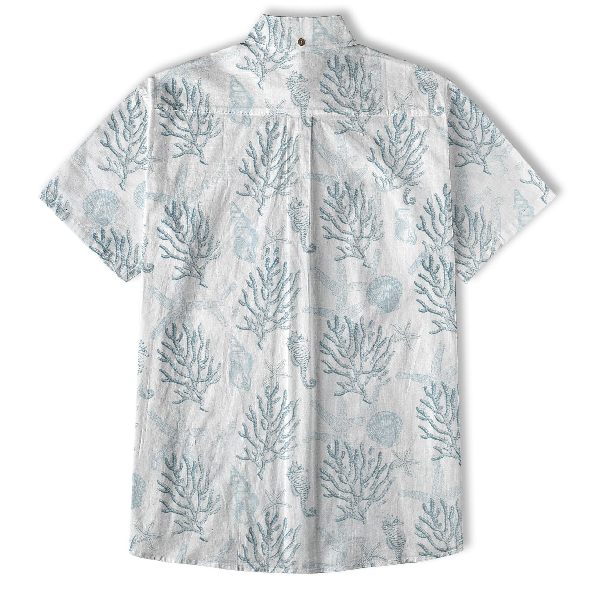 Sea Ocean Animals Women's Hawaiian Shirt, Ocean Animals Hawaiian Shirt