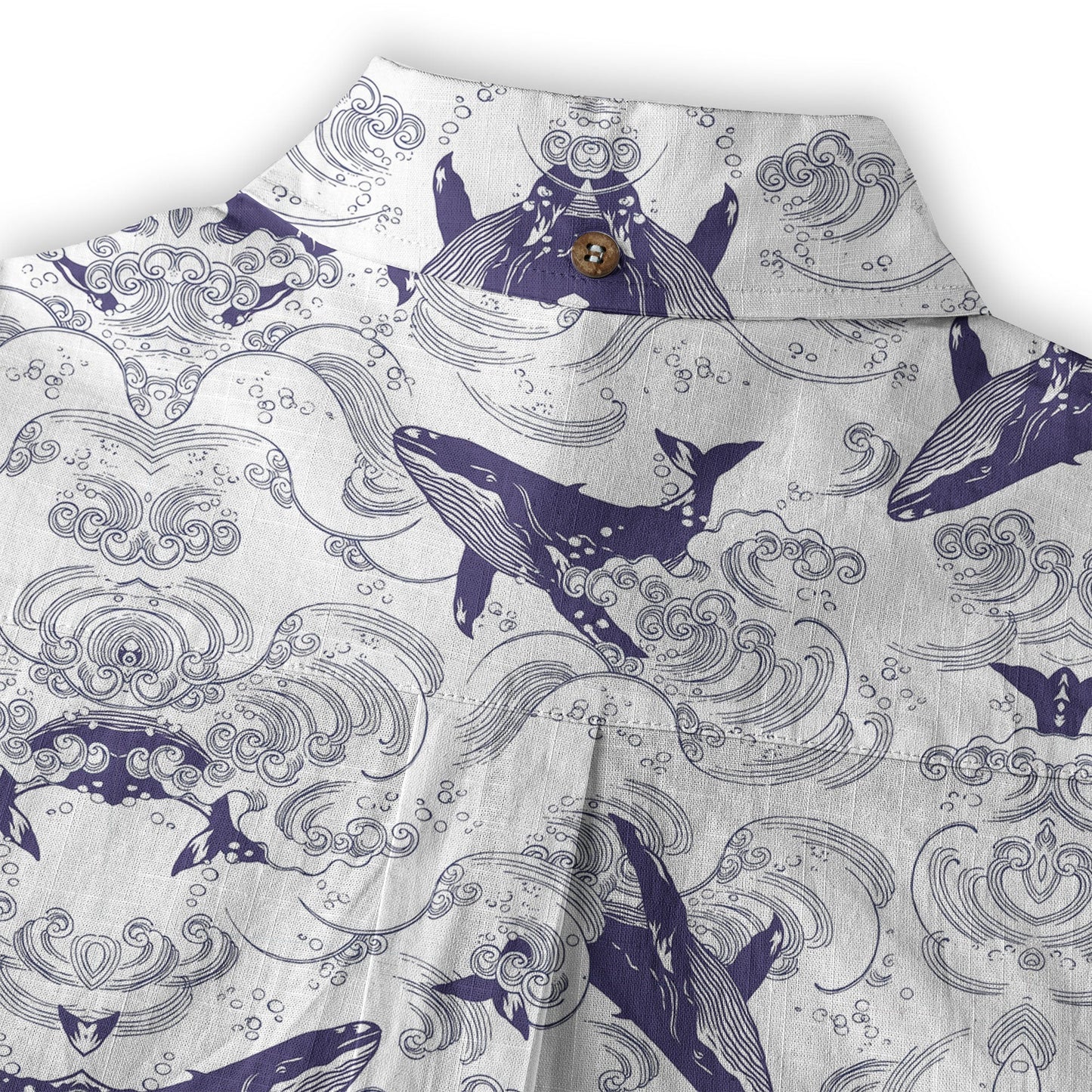 Whale Hawaiian Pattern, Ocean Animals Hawaii Shirt