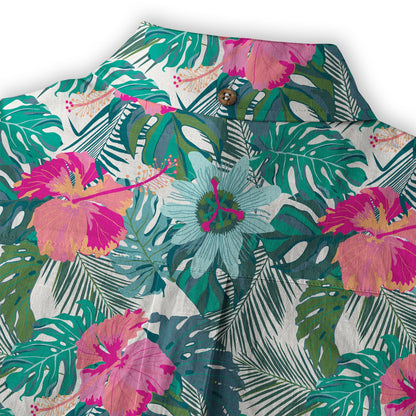 Flowers Hawaii Pattern Shirt, Aloha Hawaiian Shirt