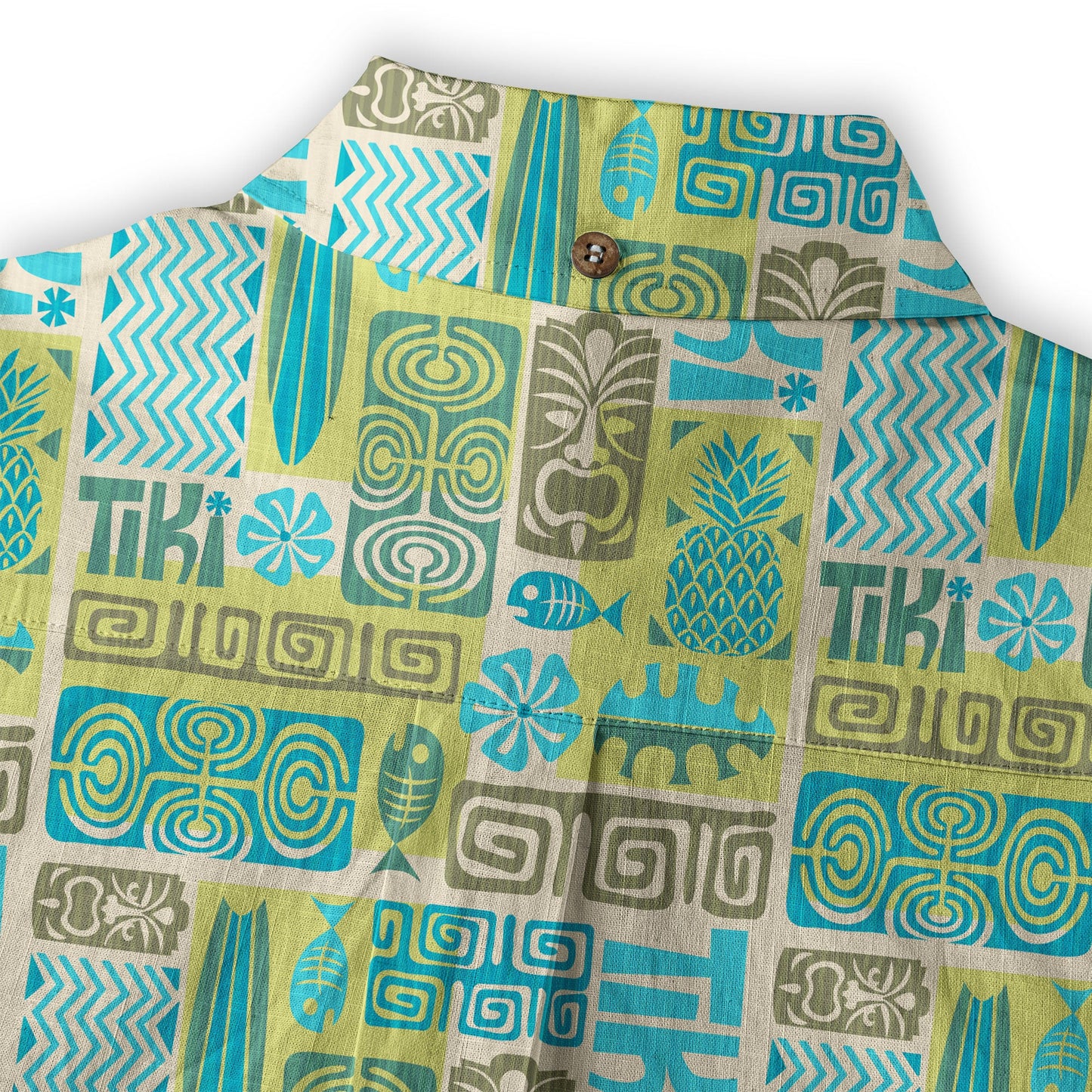 Exotic Tiki Pattern Hawaii Shirt, Hibiscus Hawaii Shirt