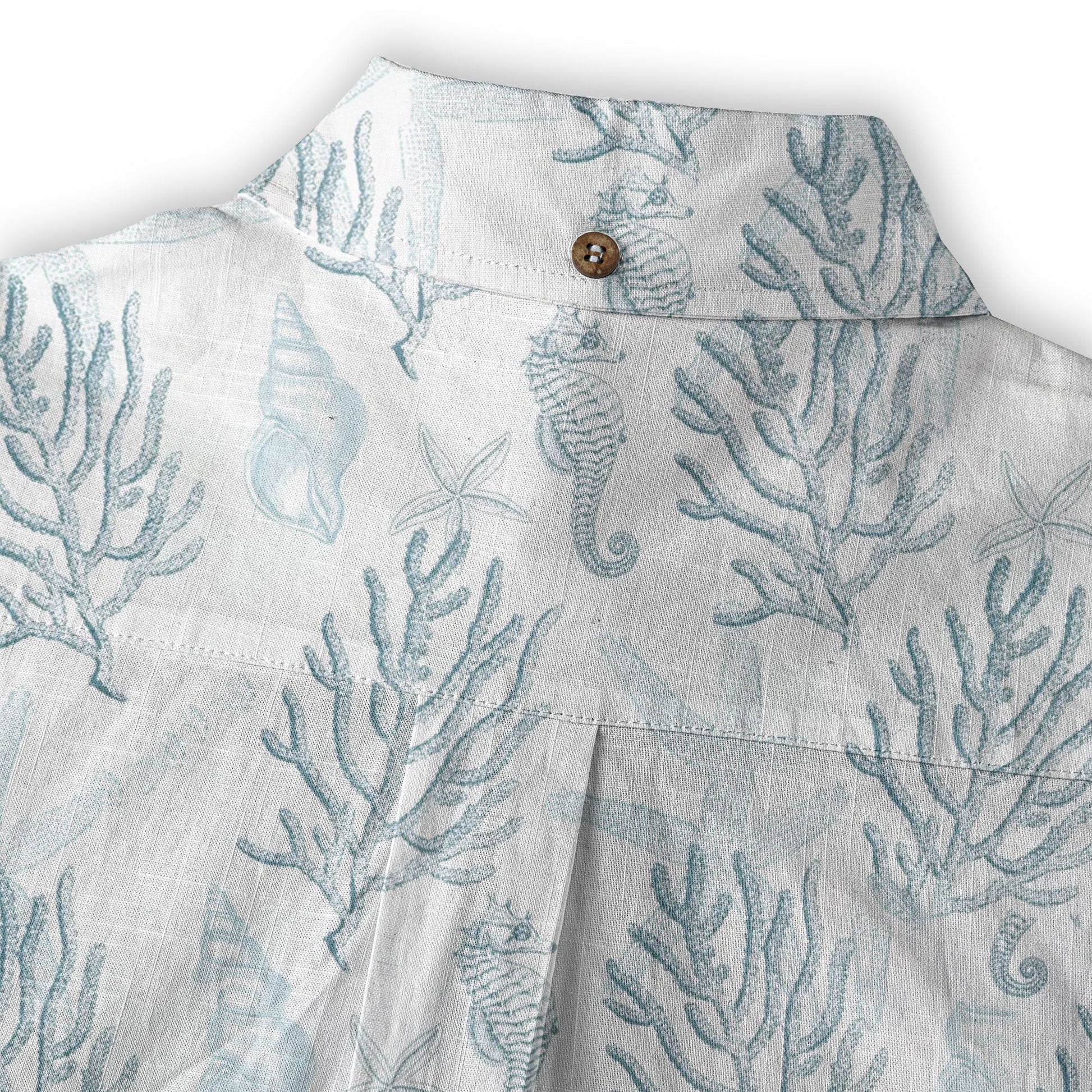 Sea Ocean Animals Women's Hawaiian Shirt, Ocean Animals Hawaiian Shirt