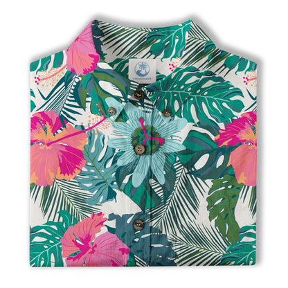 Flowers Hawaii Pattern Shirt, Aloha Hawaiian Shirt