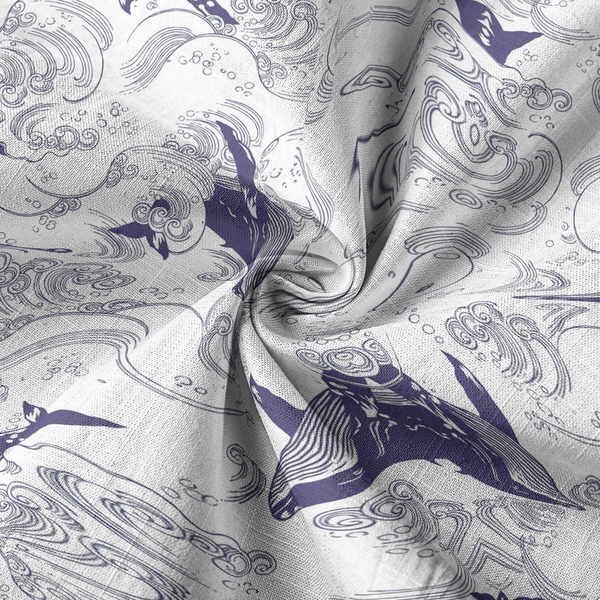 Whale Hawaiian Pattern, Ocean Animals Hawaii Shirt