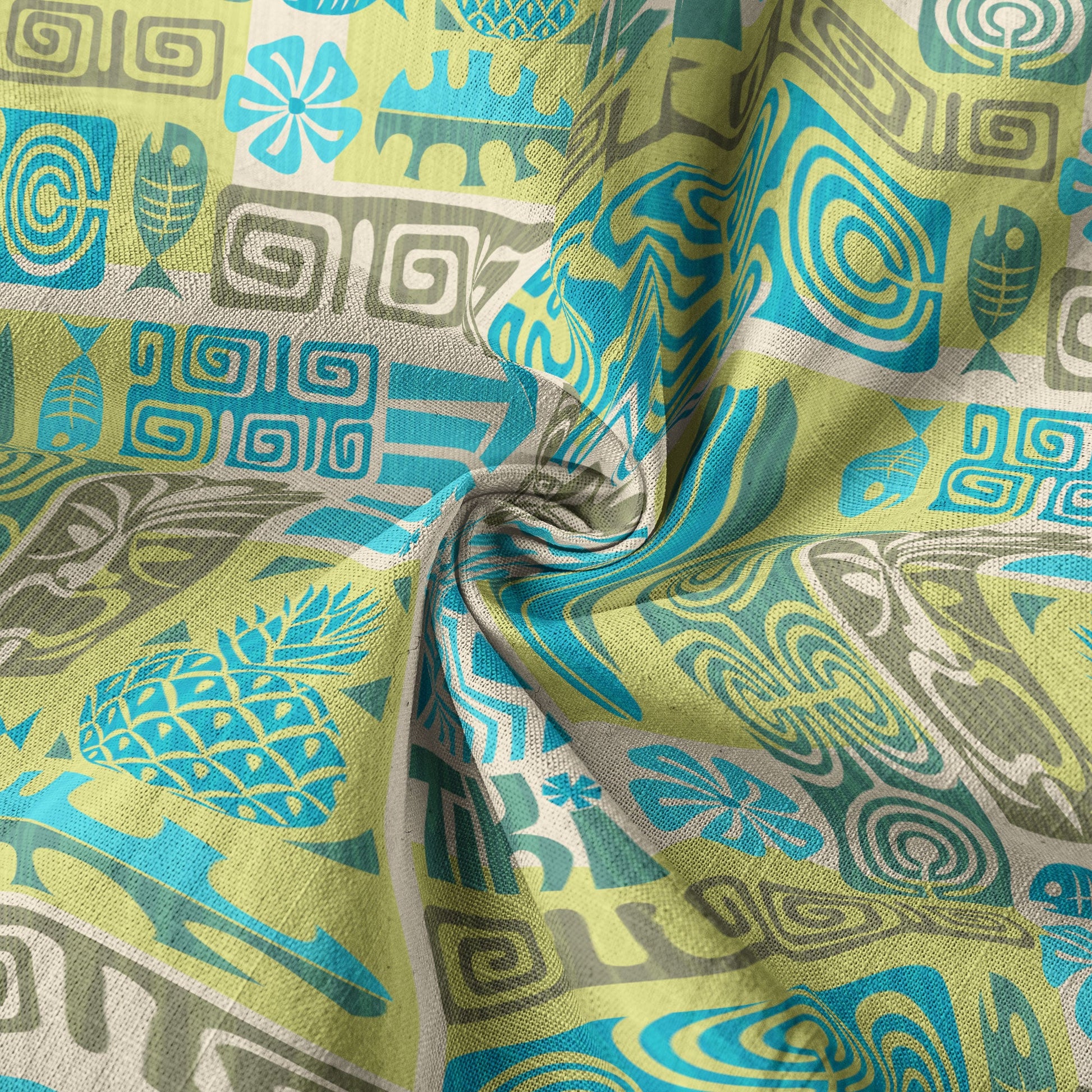 Exotic Tiki Pattern Hawaii Shirt, Hibiscus Hawaii Shirt