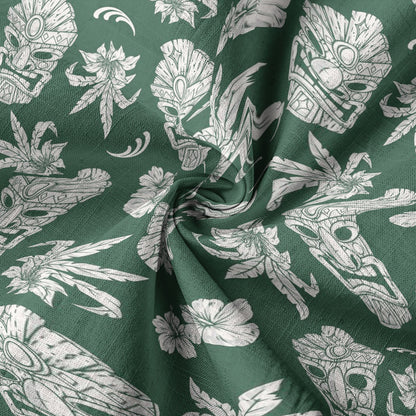 Tiki Mask Pattern Hawaii Shirt for Men