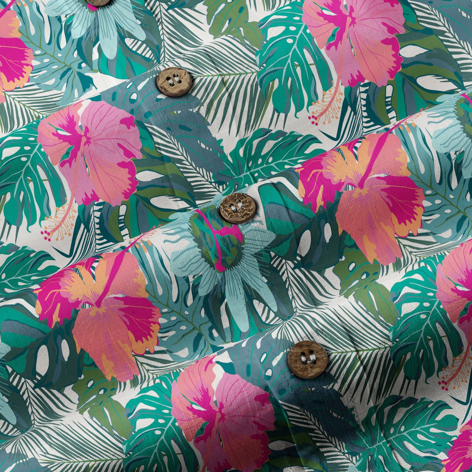 Flowers Hawaii Pattern Shirt, Aloha Hawaiian Shirt